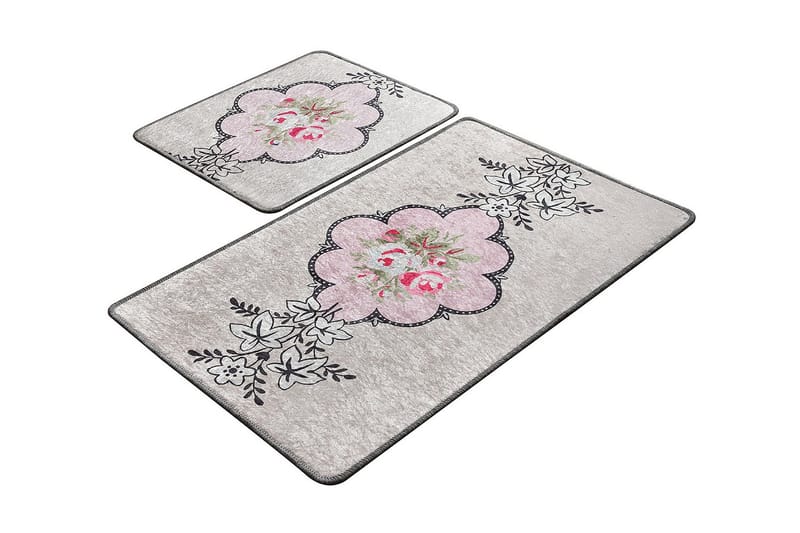 Kylpyhuonematto Baray 2 kpl, Monivärinen