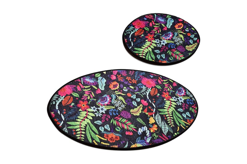 Kylpyhuonematto Baray 2 kpl, Monivärinen