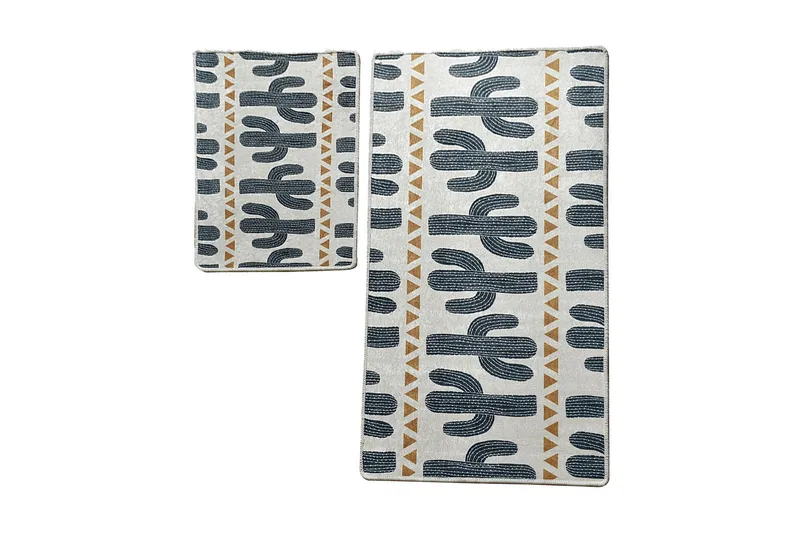 Kylpyhuonematto Baray 2 kpl, Monivärinen