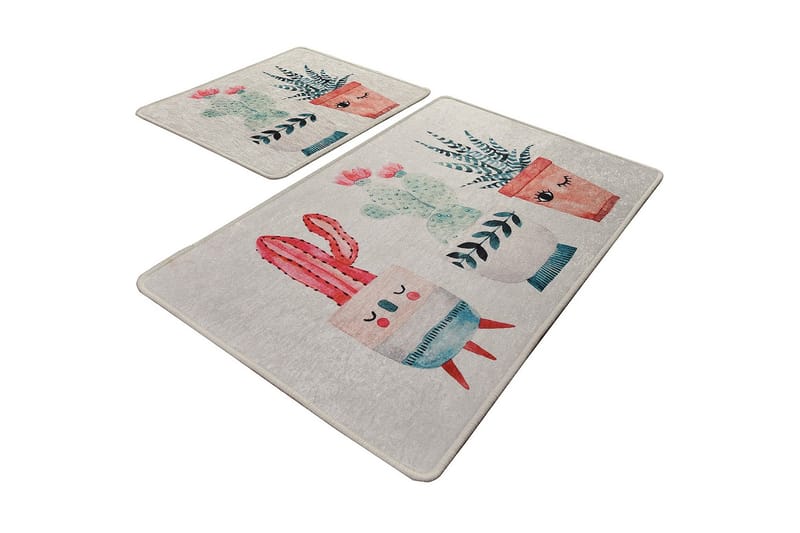 Kylpyhuonematto Baray 2 kpl, Monivärinen