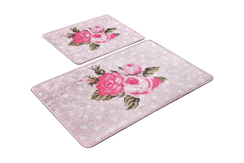 Kylpyhuonematto Baray 2 kpl, Monivärinen