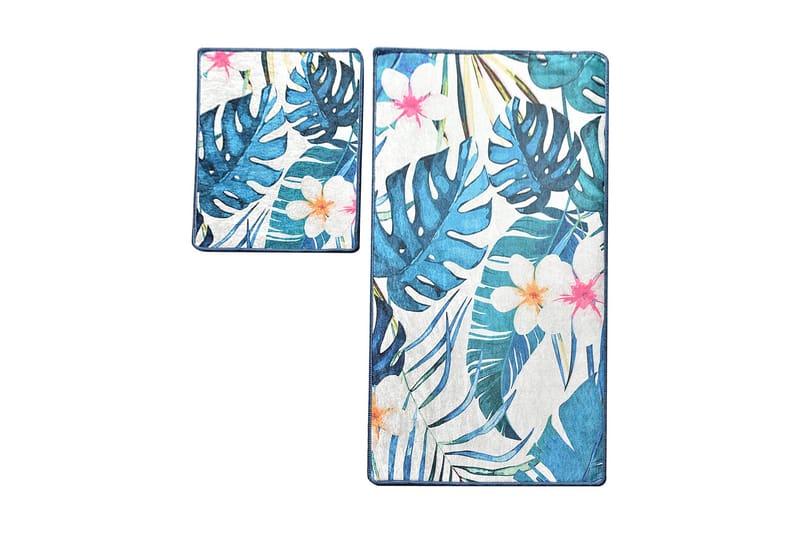 Kylpyhuonematto Baray 2 kpl, Monivärinen