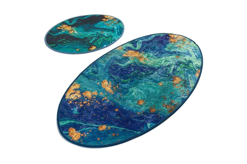 Kylpyhuonematto Baray 2 kpl, Monivärinen