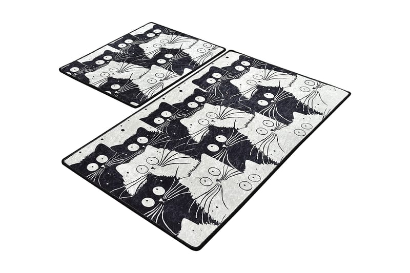 Kylpyhuonematto Baray 2 kpl, Monivärinen