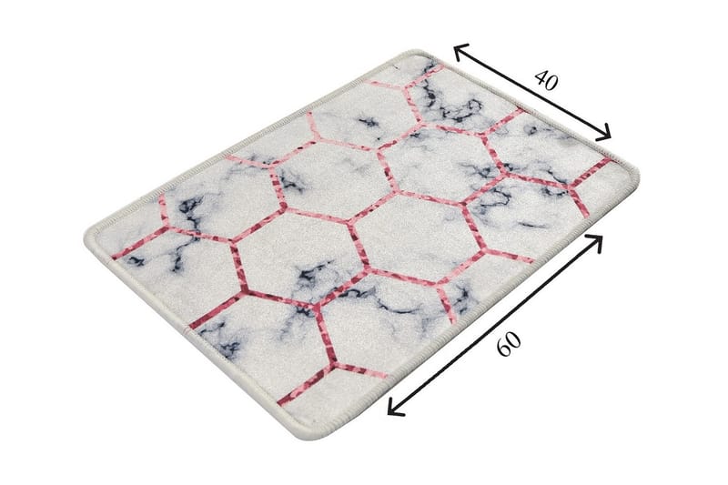 Kylpyhuonematto Baray - Monivärinen - Kodintekstiilit & matot - Kylpyhuonetekstiilit - Kylpyhuoneen matto