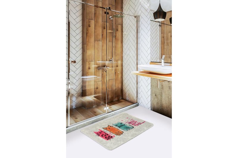 Kylpyhuonematto Baray - Monivärinen - Kodintekstiilit & matot - Kylpyhuonetekstiilit - Kylpyhuoneen matto