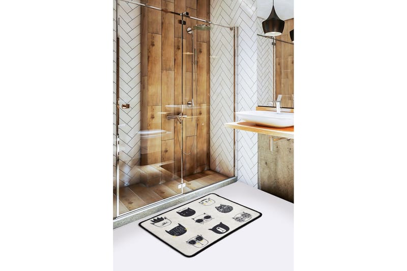 Kylpyhuonematto Baray - Monivärinen - Kodintekstiilit & matot - Kylpyhuonetekstiilit - Kylpyhuoneen matto