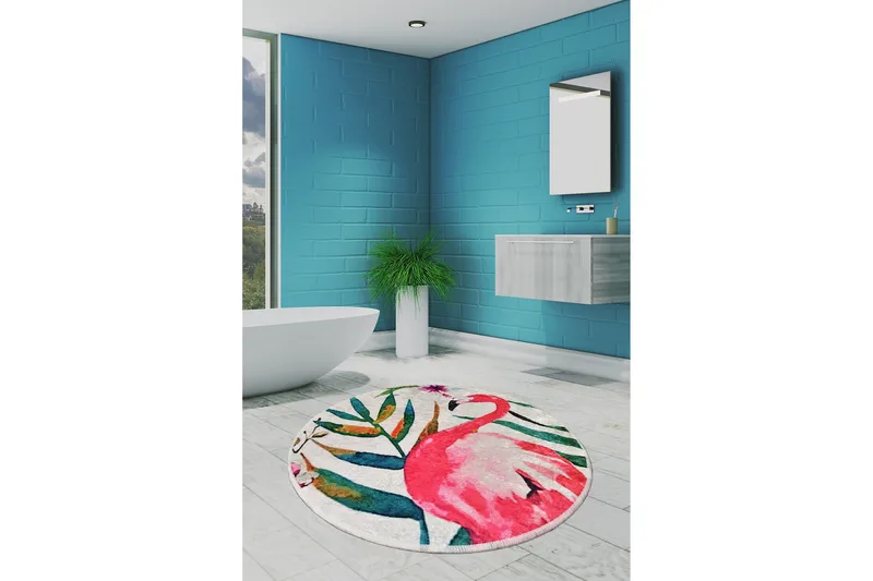 Kylpyhuonematto Baray - Monivärinen - Kodintekstiilit & matot - Kylpyhuonetekstiilit - Kylpyhuoneen matto