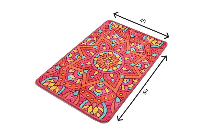 Kylpyhuonematto Baray - Monivärinen - Kodintekstiilit & matot - Kylpyhuonetekstiilit - Kylpyhuoneen matto