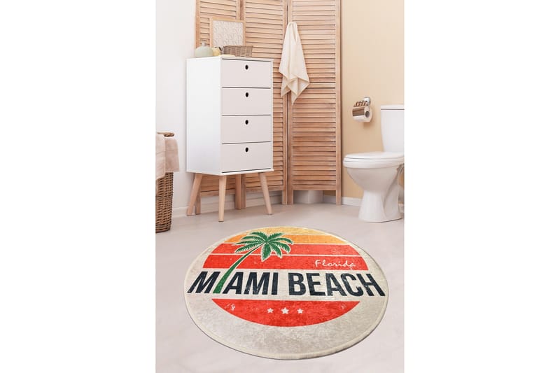 Kylpyhuonematto Baray - Monivärinen - Kodintekstiilit & matot - Kylpyhuonetekstiilit - Kylpyhuoneen matto