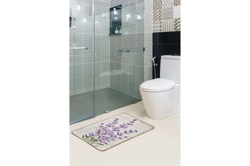 Kylpyhuonematto Baray - Monivärinen - Kodintekstiilit & matot - Kylpyhuonetekstiilit - Kylpyhuoneen matto