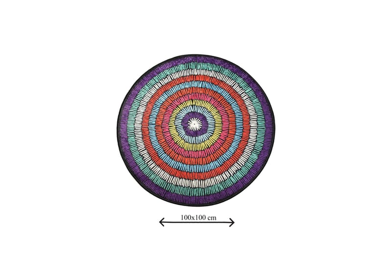 Kylpyhuonematto Baray - Monivärinen - Kodintekstiilit & matot - Kylpyhuonetekstiilit - Kylpyhuoneen matto