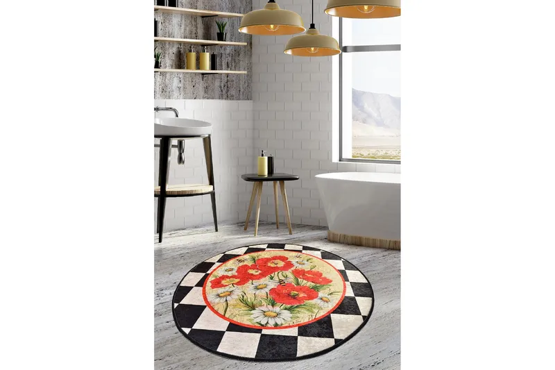 Kylpyhuonematto Baray - Monivärinen - Kodintekstiilit & matot - Kylpyhuonetekstiilit - Kylpyhuoneen matto