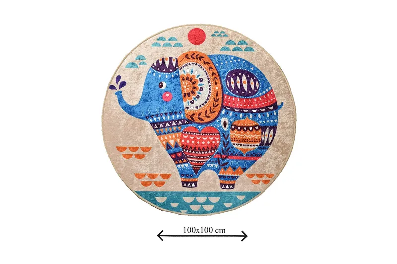 Kylpyhuonematto Baray - Monivärinen - Kodintekstiilit & matot - Kylpyhuonetekstiilit - Kylpyhuoneen matto