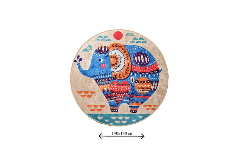 Kylpyhuonematto Baray - Monivärinen - Kodintekstiilit & matot - Kylpyhuonetekstiilit - Kylpyhuoneen matto