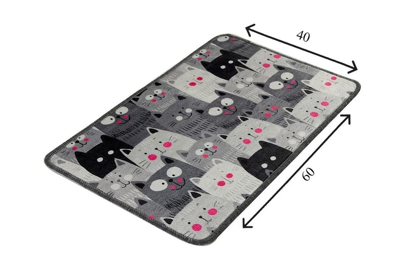 Kylpyhuonematto Baray - Monivärinen - Kodintekstiilit & matot - Kylpyhuonetekstiilit - Kylpyhuoneen matto