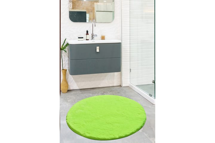 Kylpyhuonematto Baray - Vihreä - Kylpyhuoneen matto
 - Pyöreät matot