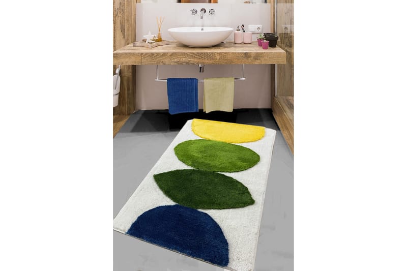 Kylpyhuonematto Barranca 70x120 cm Suorakaide, Monivärinen