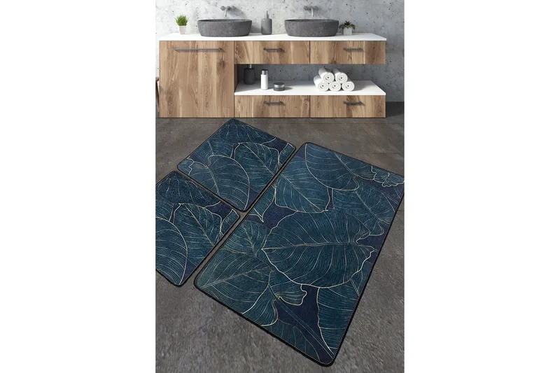 Kylpyhuonematto Jamad 60x100 cm Suorakaide, Monivärinen