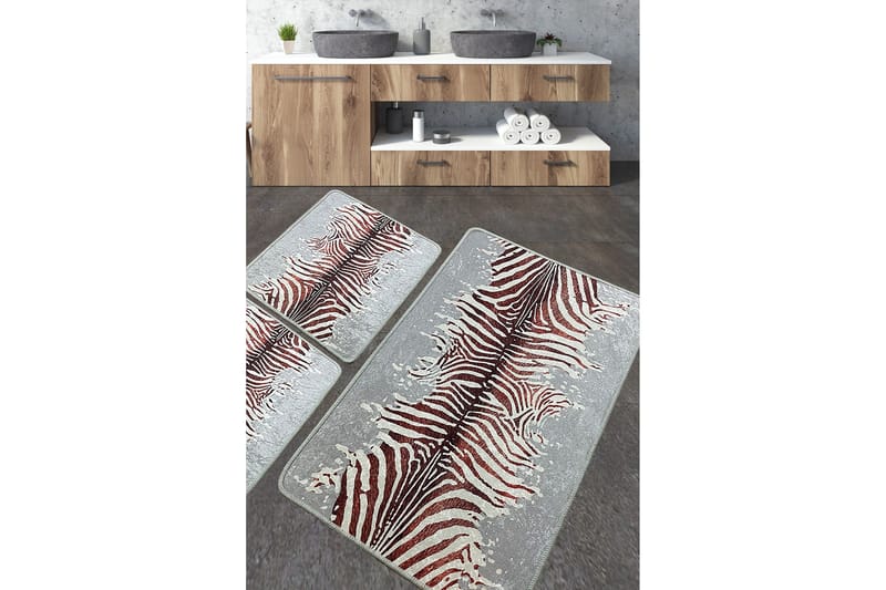 Kylpyhuonematto Jamir 60x100 cm Suorakaide, Monivärinen