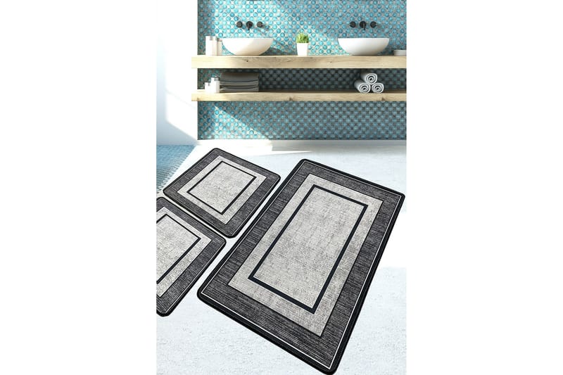 Kylpyhuonematto Janak 60x100 cm Suorakaide, Monivärinen