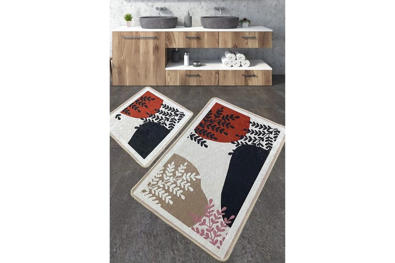 Kylpyhuonematto Jangir 60x100 cm Suorakaide, Monivärinen