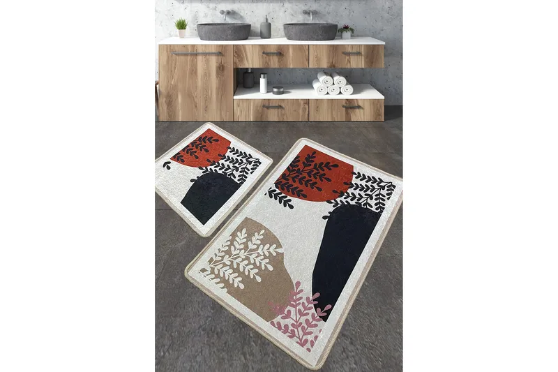 Kylpyhuonematto Jangir 60x100 cm Suorakaide, Monivärinen