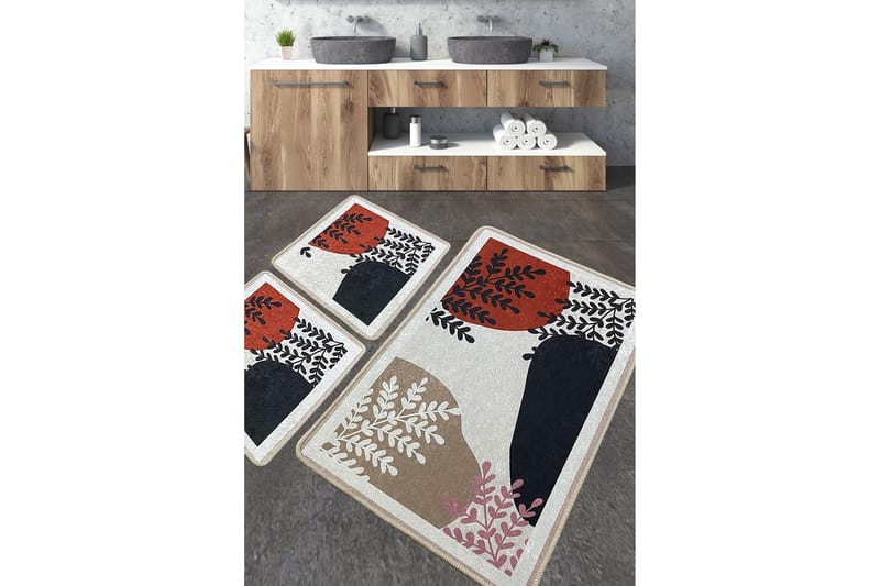 Kylpyhuonematto Jangir 60x100 cm Suorakaide, Monivärinen