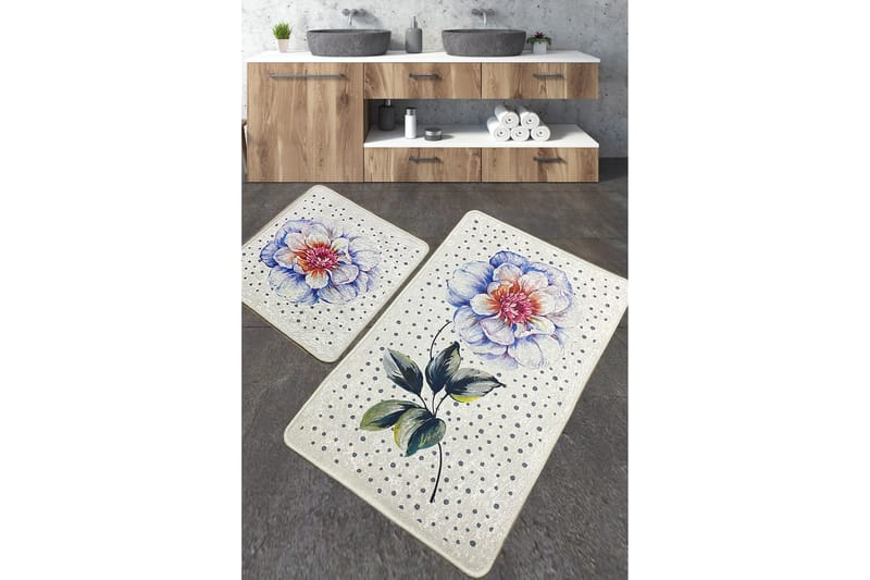 Kylpyhuonematto Moonlight 60x100 cm Suorakaide, Monivärinen