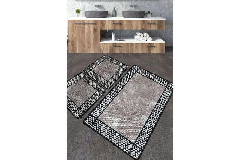 Kylpyhuonematto Navjat 60x100 cm Suorakaide, Monivärinen