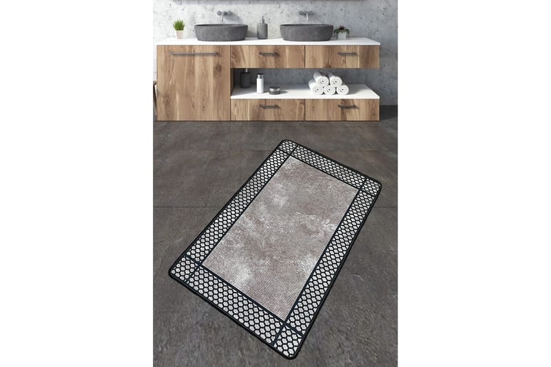Kylpyhuonematto Navjat 70x120 cm Suorakaide - Monivärinen - Kodintekstiilit & matot - Kylpyhuonetekstiilit - Kylpyhuoneen matto