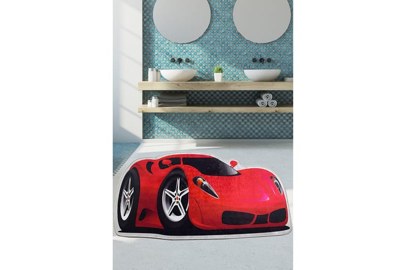 Kylpyhuonematto Navneet 80x150 cm Suorakaide, Monivärinen