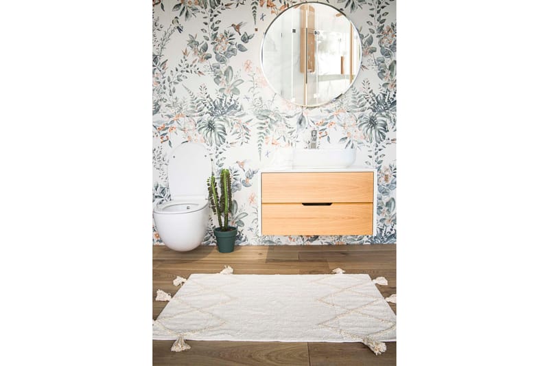 Kylpyhuonematto Nehal 60x90 cm Suorakaide, Kerma