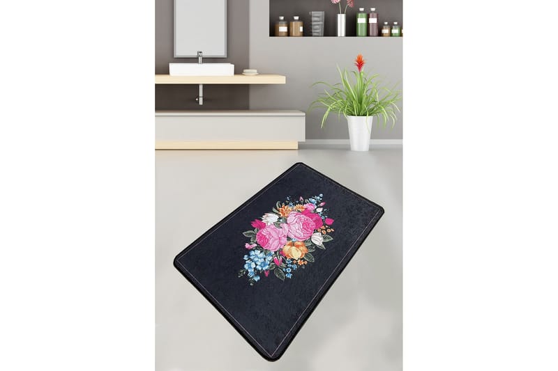 Kylpyhuonematto Nichatar 70x120 cm Suorakaide, Monivärinen