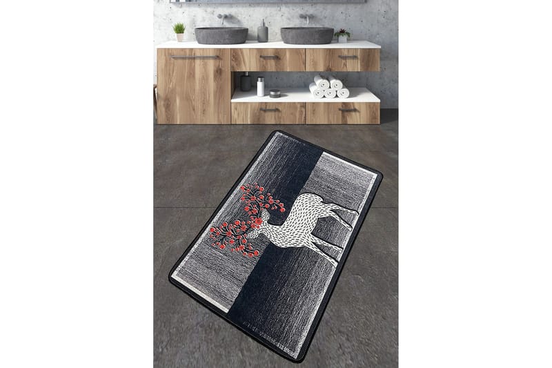 Kylpyhuonematto Nicholson 70x120 cm Suorakaide, Monivärinen