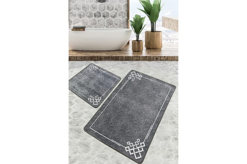 Kylpyhuonematto Nihal 60x100 cm Suorakaide, Monivärinen