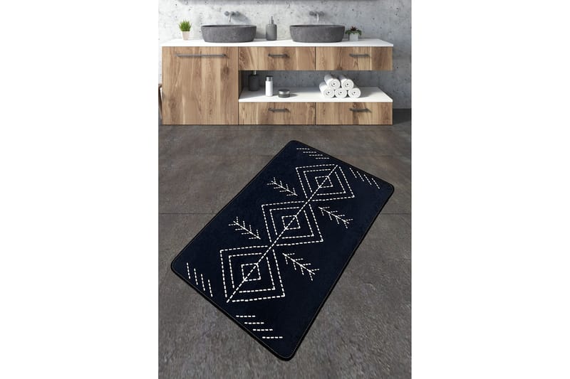 Kylpyhuonematto Nijam 70x120 cm Suorakaide, Monivärinen