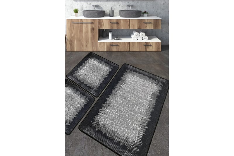 Kylpyhuonematto Nikahat 60x100 cm Suorakaide - Monivärinen - Kodintekstiilit & matot - Kylpyhuonetekstiilit - Kylpyhuoneen matto