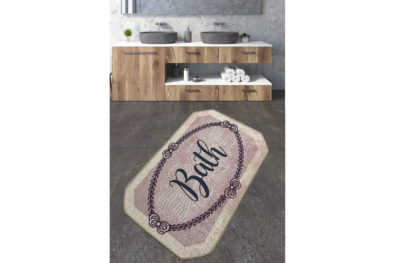 Kylpyhuonematto Nikawiy 70x120 cm Suorakaide, Monivärinen