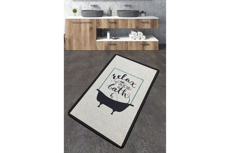 Kylpyhuonematto Nikhat 70x120 cm Suorakaide, Monivärinen