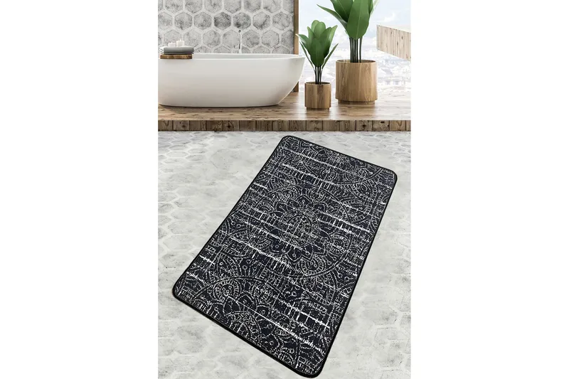 Kylpyhuonematto Nikkam 70x120 cm Suorakaide, Monivärinen