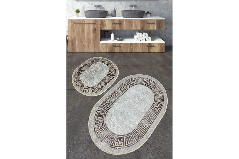 Kylpyhuonematto Nikku 60x100 cm Suorakaide, Monivärinen