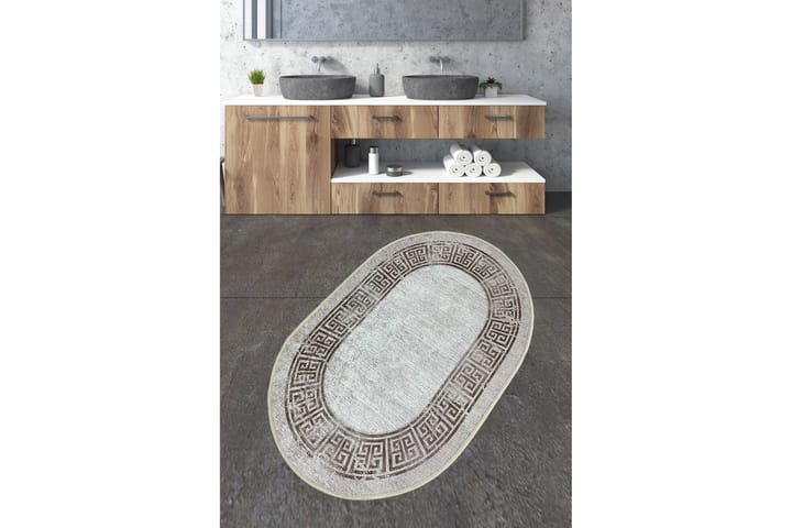 Kylpyhuonematto Nikku 70x120 cm Suorakaide - Monivärinen - Kylpyhuoneen matto