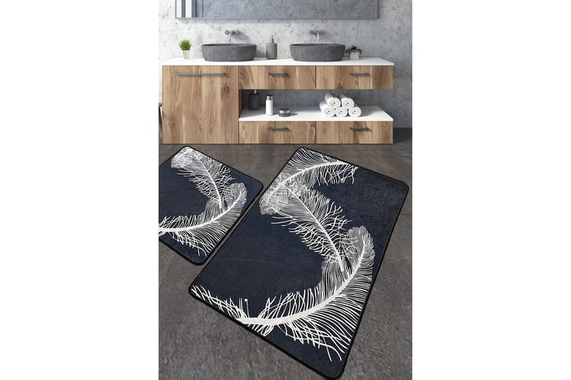 Kylpyhuonematto Nilesh 60x100 cm Suorakaide, Monivärinen