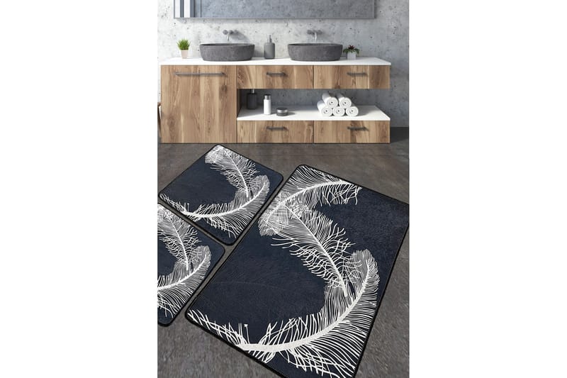 Kylpyhuonematto Nilesh 60x100 cm Suorakaide, Monivärinen