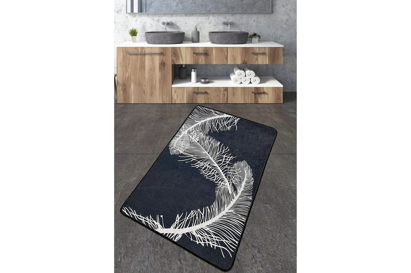 Kylpyhuonematto Nilesh 70x120 cm Suorakaide - Monivärinen - Kodintekstiilit & matot - Kylpyhuonetekstiilit - Kylpyhuoneen matto