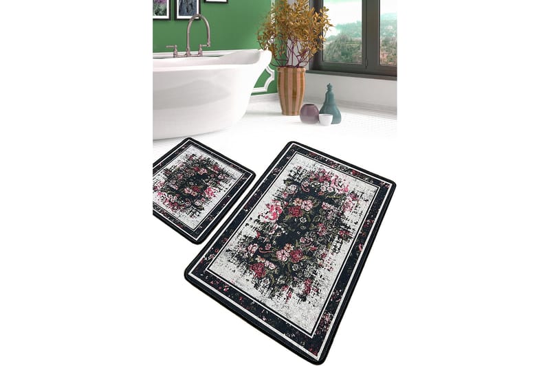 Kylpyhuonematto Nilofar 60x100 cm Suorakaide, Monivärinen