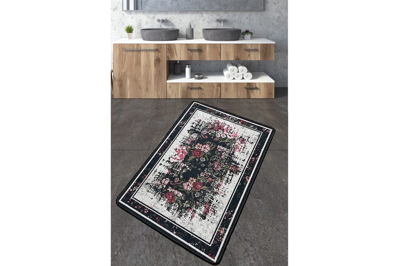Kylpyhuonematto Nilofar 70x120 cm Suorakaide - Monivärinen - Kodintekstiilit & matot - Kylpyhuonetekstiilit - Kylpyhuoneen matto