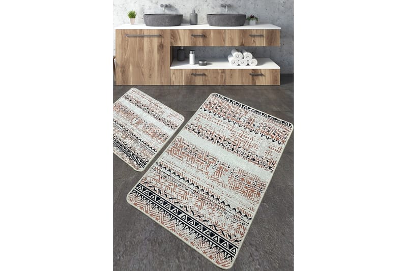 Kylpyhuonematto Nilofer 60x100 cm Suorakaide, Monivärinen