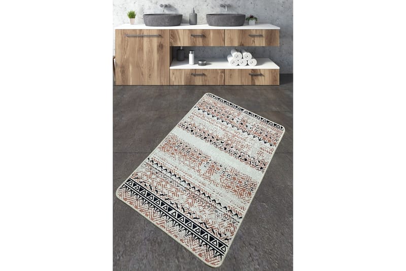 Kylpyhuonematto Nilofer 70x120 cm Suorakaide, Monivärinen